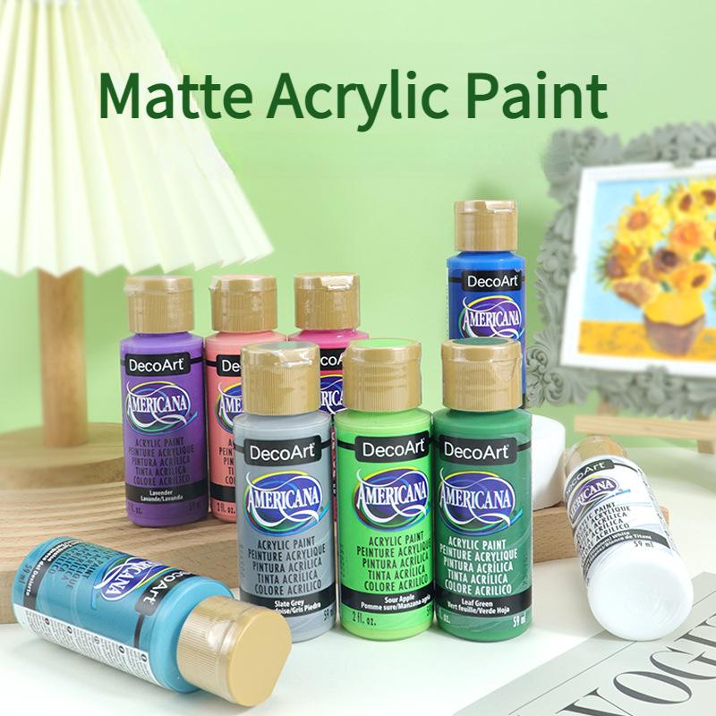59ML Matte Acrylic Paint Handmade DIY Colourful Painting Tools Aroma Gesso Diffuser Stone Hand Painting Colourant