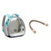 Nuova Borsa da Viaggio per Uccelli e Piccoli Animali per Pappagalli Piccoli Zaino Leggero Portatile Gabbia per Planeatore Zuccherino Criceto 32cm di Altezza