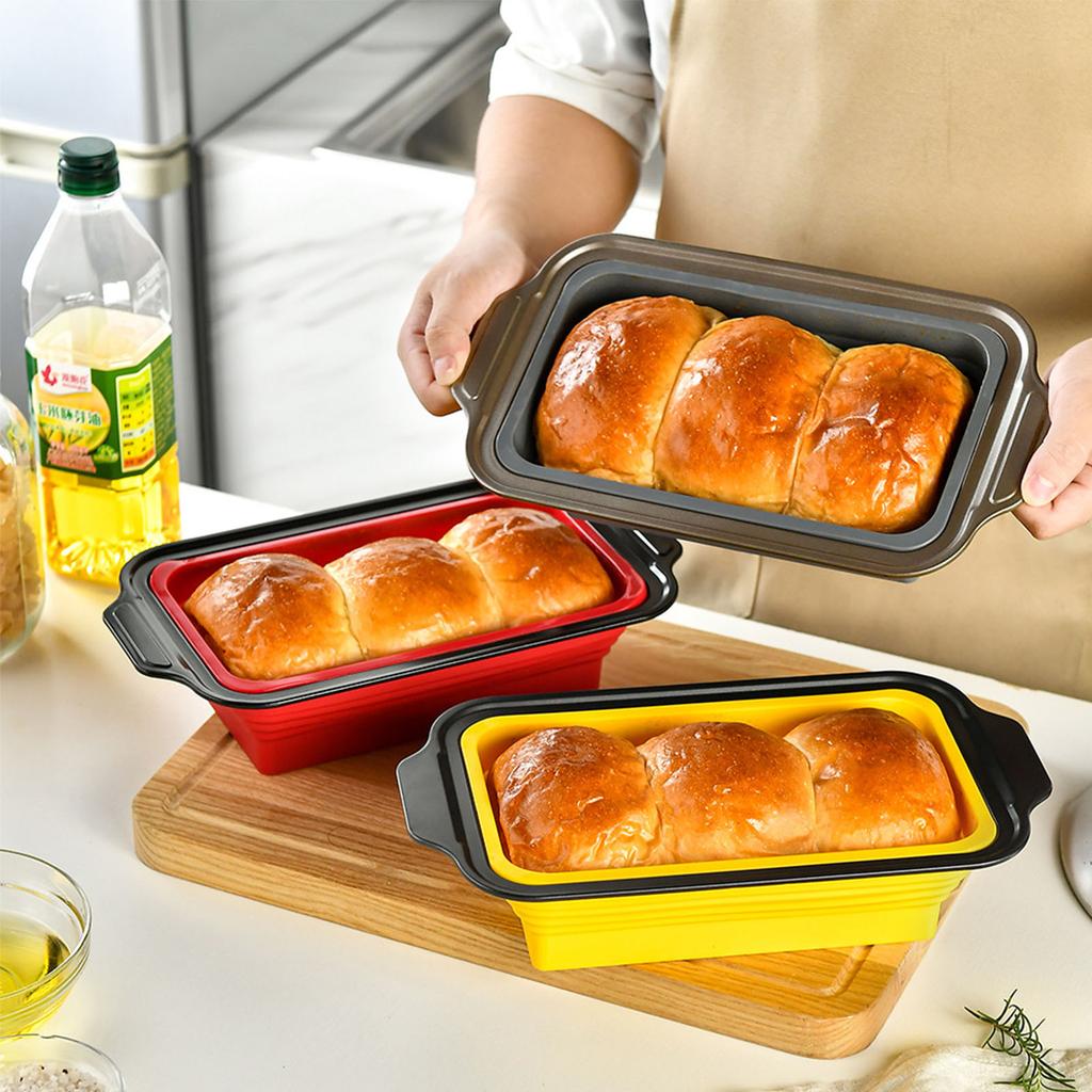 Stampo per Muffin in Silicone Antiaderente da 12 o 6 Vaschette, Design Pieghevole, Stampo per Torta per Preparare Facilmente Torte e Pane a Casa