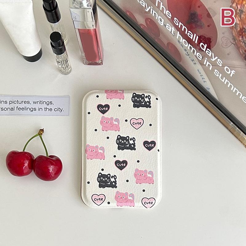 Portable Mini Makeup Pocket Mirror Adjustable Angle Desktop Small Folding Cosmetic Mirrors High Definition Women Vanity Tools