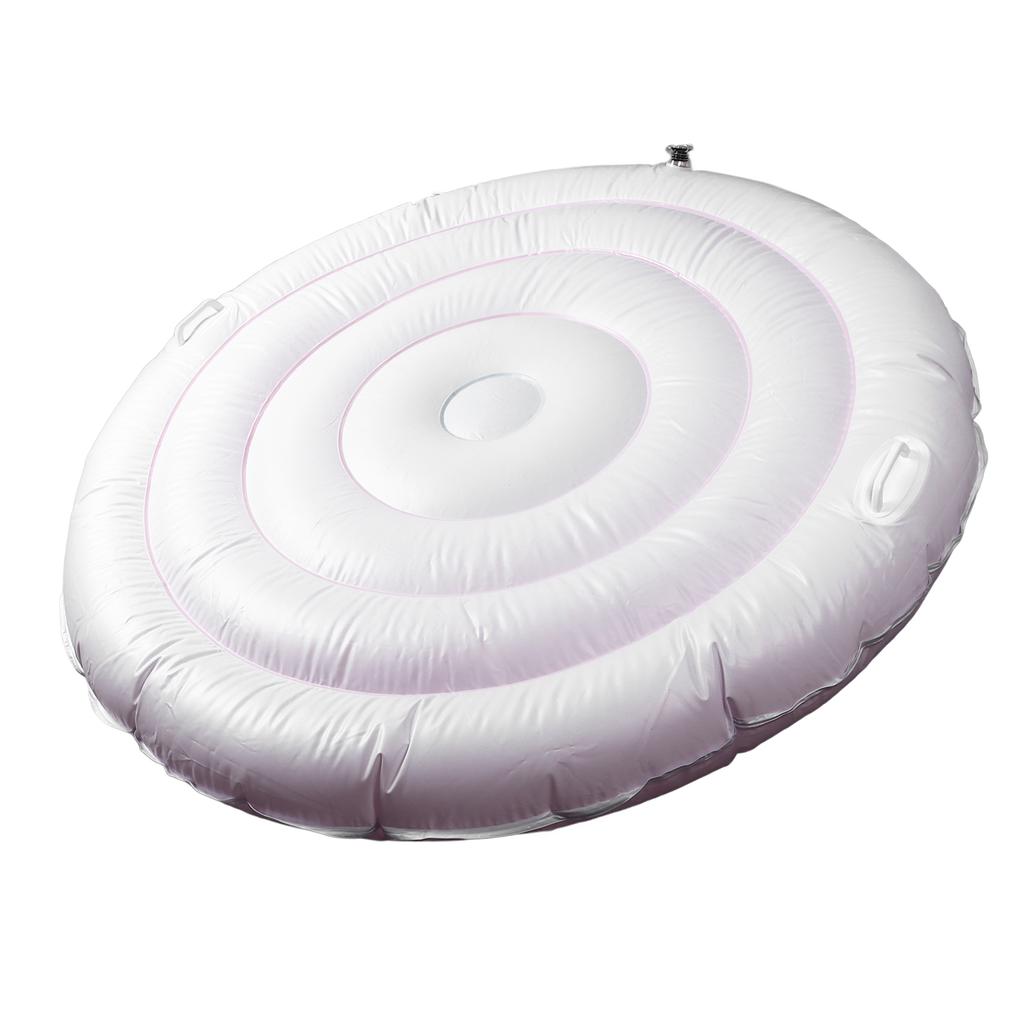 Inflatable Hot Tub Cover Energy Saving Foldable Round Protective Rain Overflow Cover for Spa Hot
