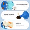 1pc Dog Plush Toy for Chewers, Dog Squeaky Toys,Stuffed Animals Toys with Cotton Material and Crinkle Paper,Durable Chewing Toys
