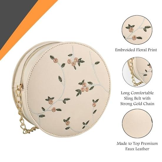 ADISA women girls embroided sling bag