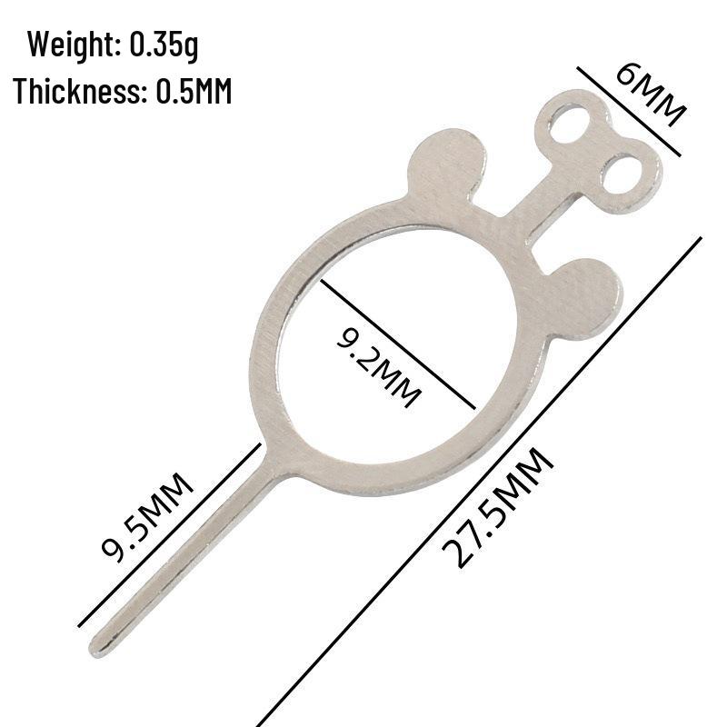 Universal SIM Card Ejector Tool for iPhone/Android - Stainless Steel