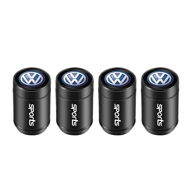 Für VOLKSWAGEN VW Auto Reifen Rad Ventilkappen Abdeckung Wildleder Auto Schlüsselanhänger Ring Schlüsselanhänger Für Volkswagen GTI Golf Tiguan Jetta Transpo