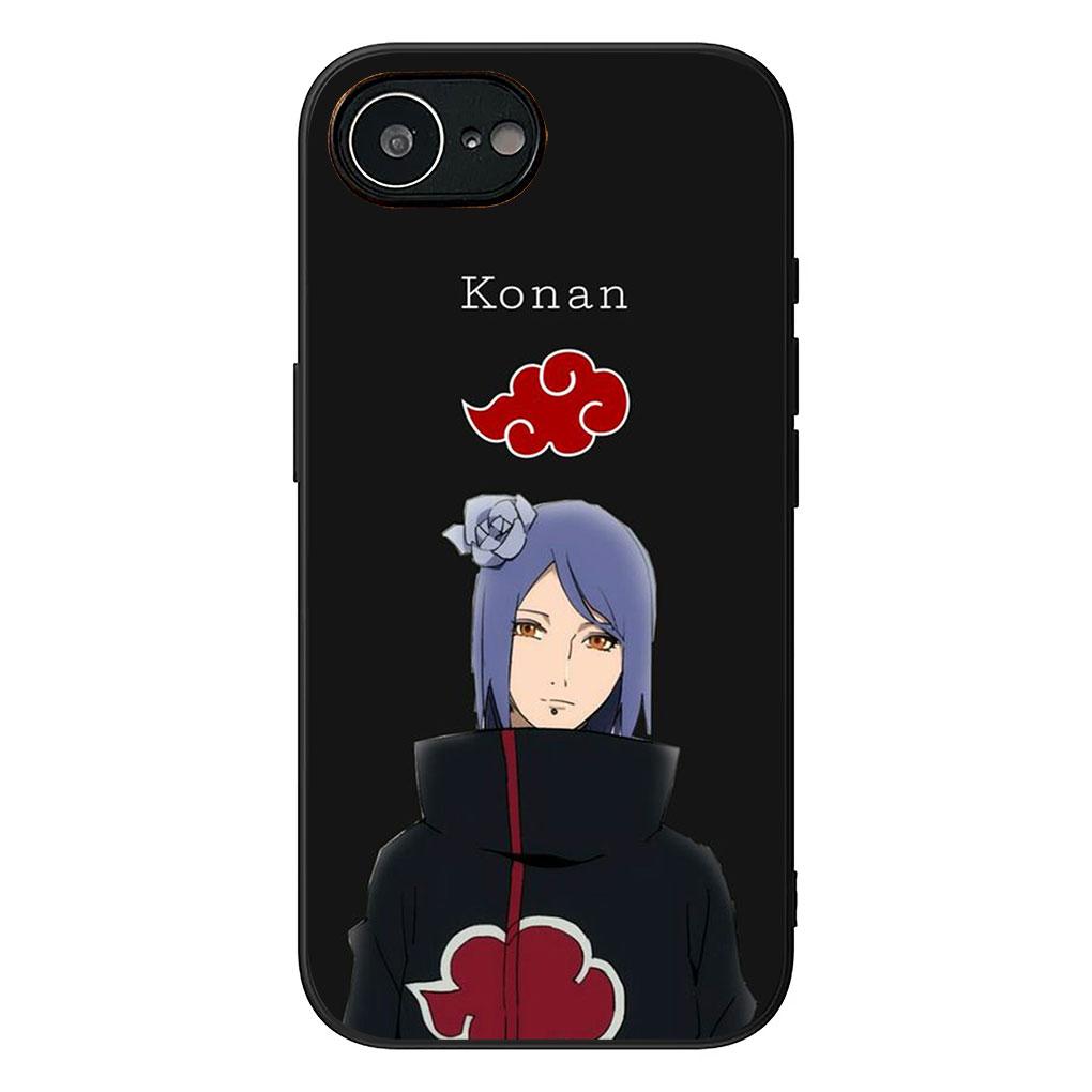 konan Narutos Pain Akatsuki Casing Phone Cover for Apple iPhone 17 16 14 15 Pro Max Plus 15+ 16E XR ProMax Air 16+ Soft Case