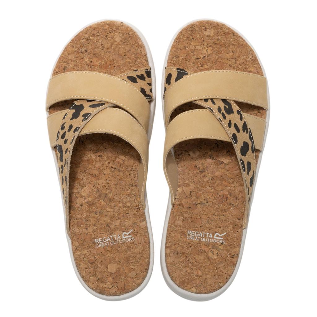 Regatta Womens/Ladies Cassie Leopard Pattern Sandals