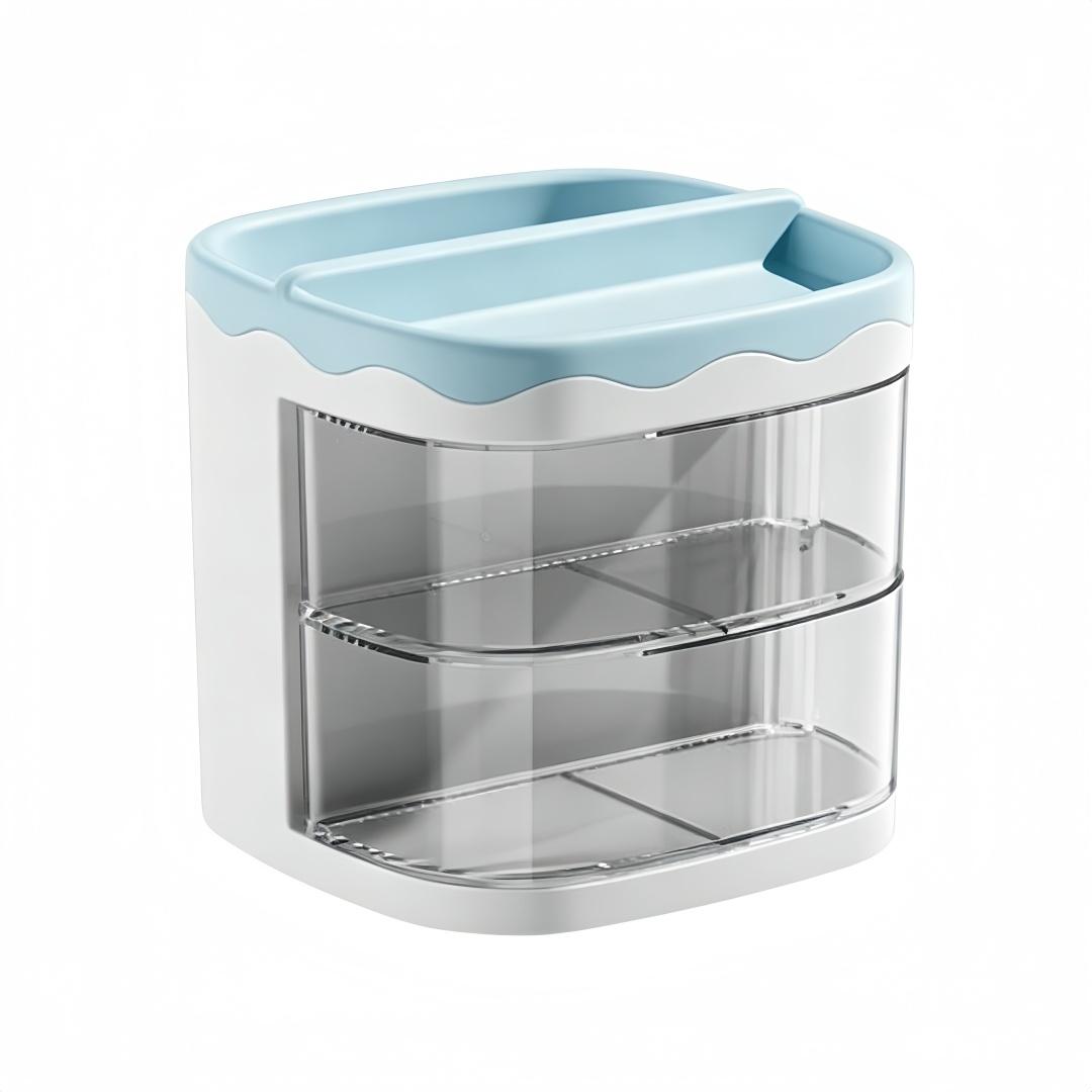 1PC Practical Pen Holder Office Desktop Student Desk Pen Holder Simple Cosmetics Brush Storage Rack,Desktop Storage Pen Holder синий