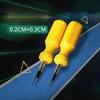 2pcs/Set Car Plug Terminal Removal Tool Key Pin Extractor Puller 2mm 3mm Electrical Wire Connector With Handle Automotive Repair