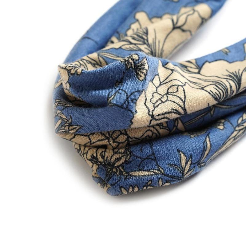 Summer Bohemian Bandanas Elastic Hair Bands Yoga Exercise Cotton Headband Women Headwear Print Vintage Cross Unisex Scrunchies