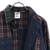 Billionaire Boys Club Check Long Sleeve Cotton Shirt S Navy System Men's Used