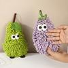 Cartoon Hand Towel for Bathroom Thicken Eggplant Pear Shaped Towel Super Absorbent Quick