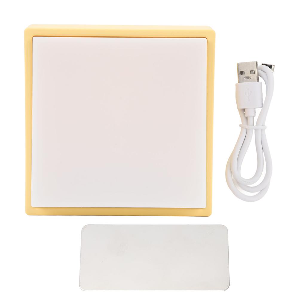 LED Night Light 3000K Warm White Rechargeable Magnetic Wall Light for Cabinet Kids Room Bathroom