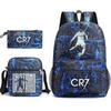 Cr7 Student School Backpack Three-Piece Set W
