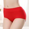 Ladies Spring and Autumn Benming Year Red Cotton Comfortable Breathable Briefs
