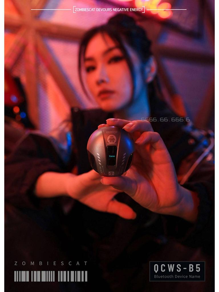 Devil Cat B5 Wireless Gaming Bluetooth Headphones: Low Latency, In-Ear, ANC, High Sound Quality.