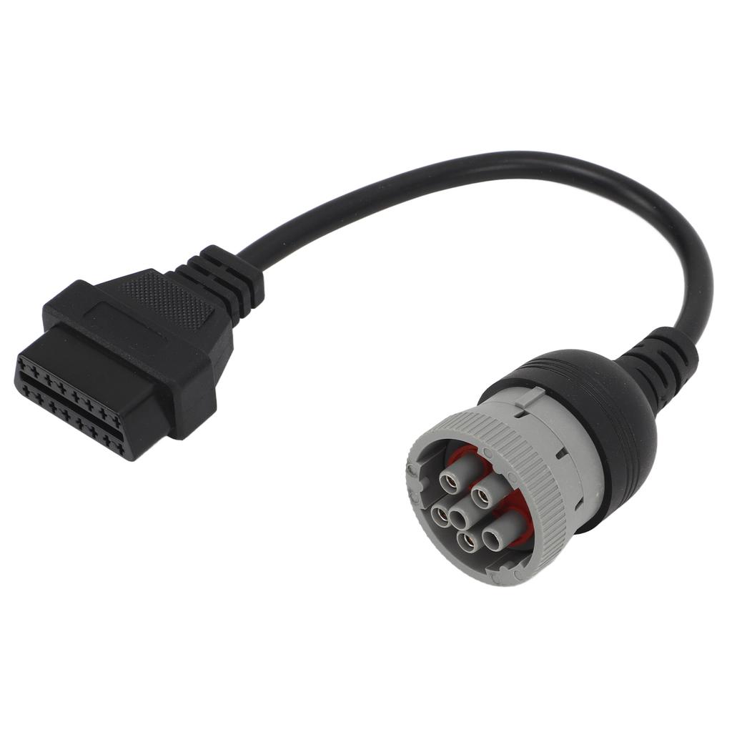 6Pin To 16PIN OBD1 To OBD2 Diagnostic Cable Diagnostic Scanner Converter for J1708 Heavy Duty Truck