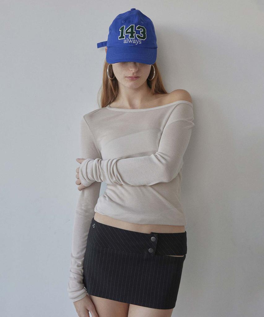 SCULPTOR 143 Always Twill Ball Cap Blue