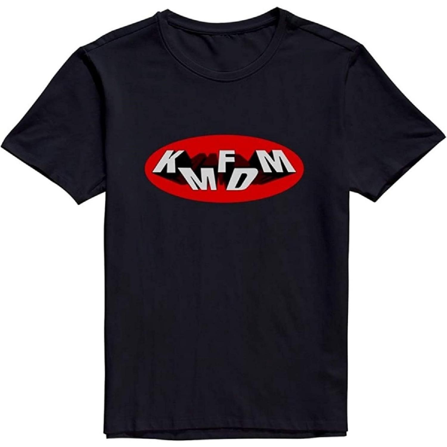 DOO MJUGG Мужская футболка Hot Topic Pre Cotton KMFDM Черная 3XL S чёрный