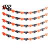 High-quality Halloween Banner 5 Pcs 10FT Banner, Spooky Spider Bat Skull Ghost Decorative Holiday Cloth Pumpkin Hanging Bunting Garland for
