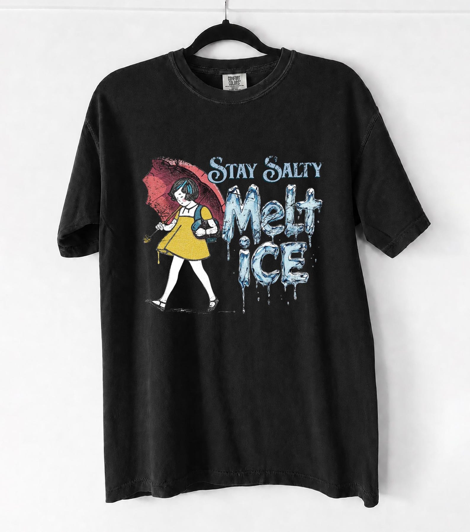 Stay Salty Melt ICE Shirt, No Ice Shirt, Pro Immigration Tee, Abolish ICE T-Shirt, Anti ICE Political T-Shirt, Social Justice Protest Tee 4XL
