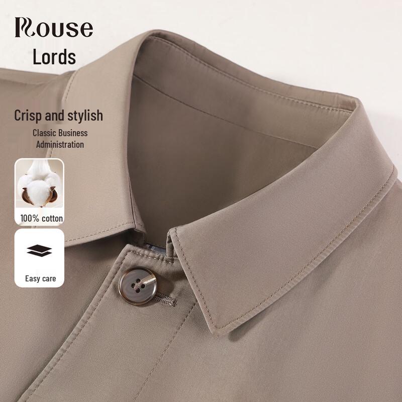 Luo Zi Men s 100% Cotton Business Casual Lapel Jacket 2XL