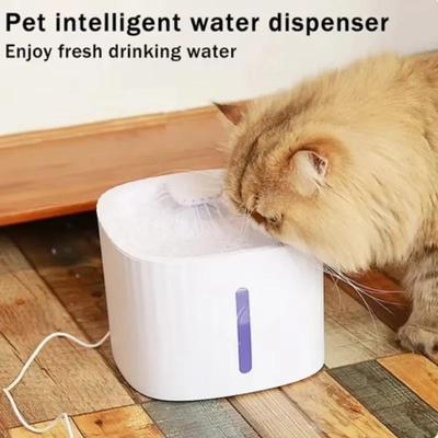 Cat Water Dispenser, Pet Water Dispenser, Automatic Circulation,Live Water Filtration,Intelligent Cat and Dog Water Basin