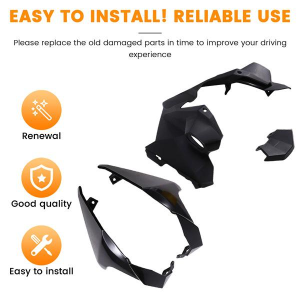 Headlight Bezel for 2019-2023 Kawasaki Z250/Z400/Z650/Z900/KLR65
