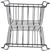 Metal Grids Refrigerator Baskets Corrosion Resistant Kitchen Organization Tool