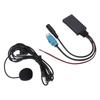 Bluetooth AUX IN Cable Adapter Stereo Full Speed with Removable Microphone Replacement for Alpine 2009‑up