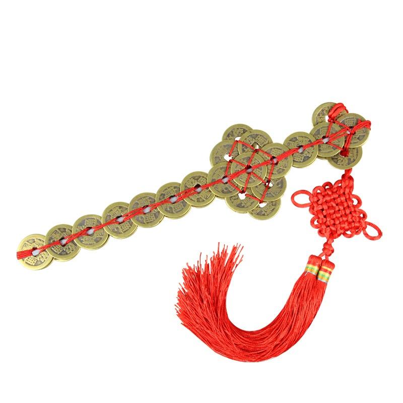 1pc China Feng Shui Brass Coin Sword Ornaments Home Furnishing Decorations Home Furnishing Copper Sword Ornaments