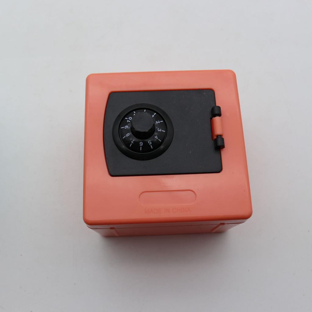 1PC Metal Cash Box 4.5" x 3.35" Small Cash Storage Box With Lockable Cover Key Lock Money Organizer For Kids Toys With Handle