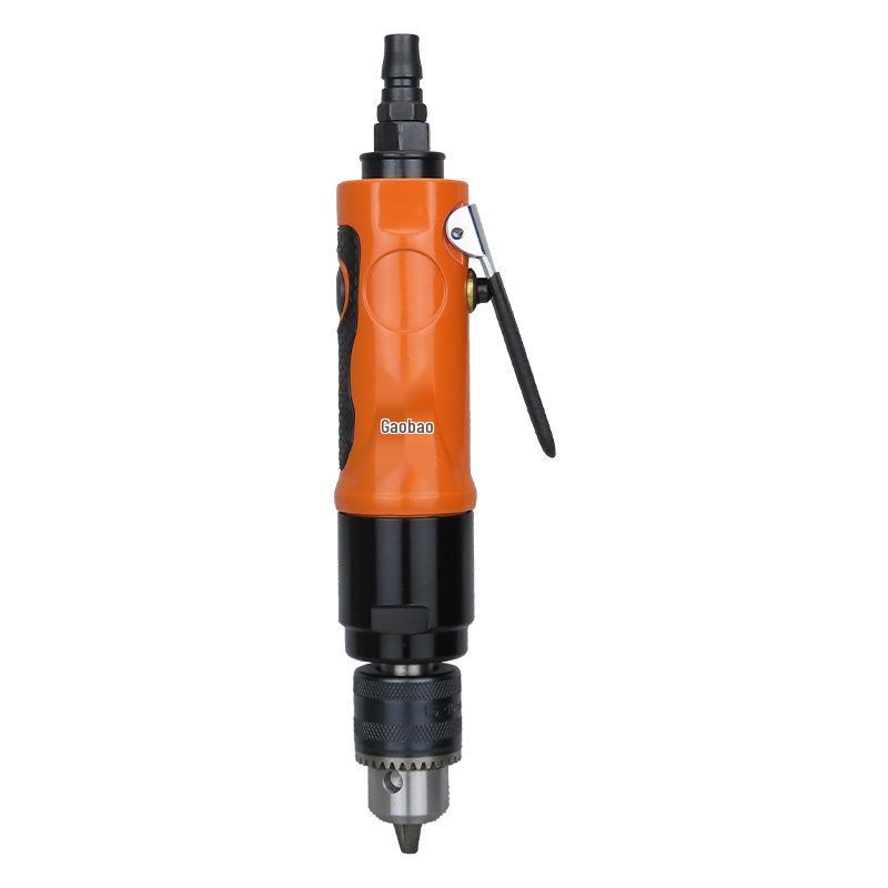 Gaobao 3/8 Inch Industrial Pneumatic Air Drill with Forward/Reverse, 10mm Variable Speed, Straight Shank