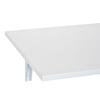 Wall-Mounted Folding Table Wooden Drop-Leaf Wall Table Space-Saving for Kitchen Dining Room Bedroom 60x40x20 cm White