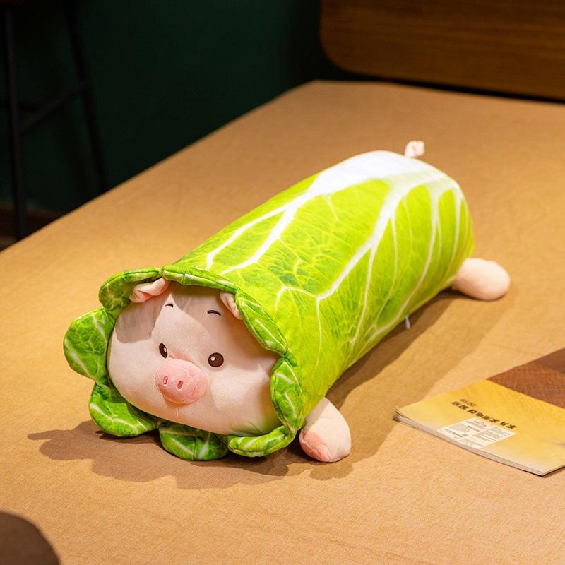 

Creative Chinese cabbage pig throw pillow plush toy doll pig doll home sofa pillow cushion doll 69cm（0.65kg）