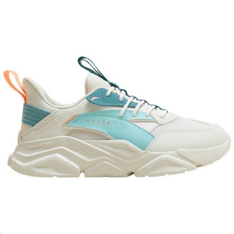 New Anta Life Collection Slip Resistant, Abrasion Resistant, Breathable Low Top Casual Shoes Men's White 912038820-10