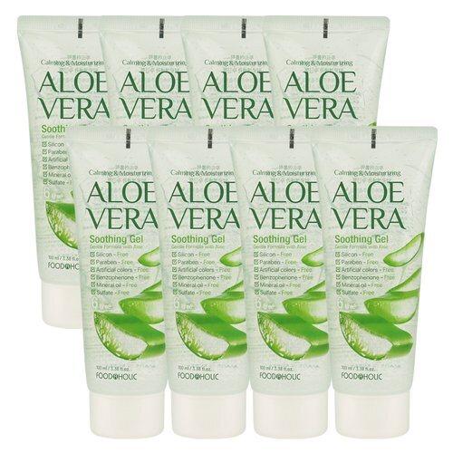 [FoodaHolic] (8 pieces) FoodaHolic Aloe Vera Soothing Gel 100ml