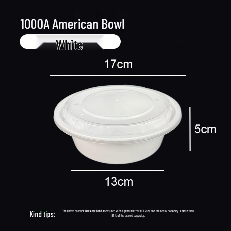 Disposable Round Takeaway Food Containers