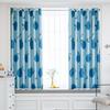 Short Curtain Finished Product Clearance Full Blackout Orange Internet Celebrity Fruit Small Curtain Bay Window Children'S Digital Printing Cartoon