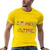 KINDNESS MATTERS - Text Art by Kathleen Tennant T-Shirt T-shirt short black t shirt clothing