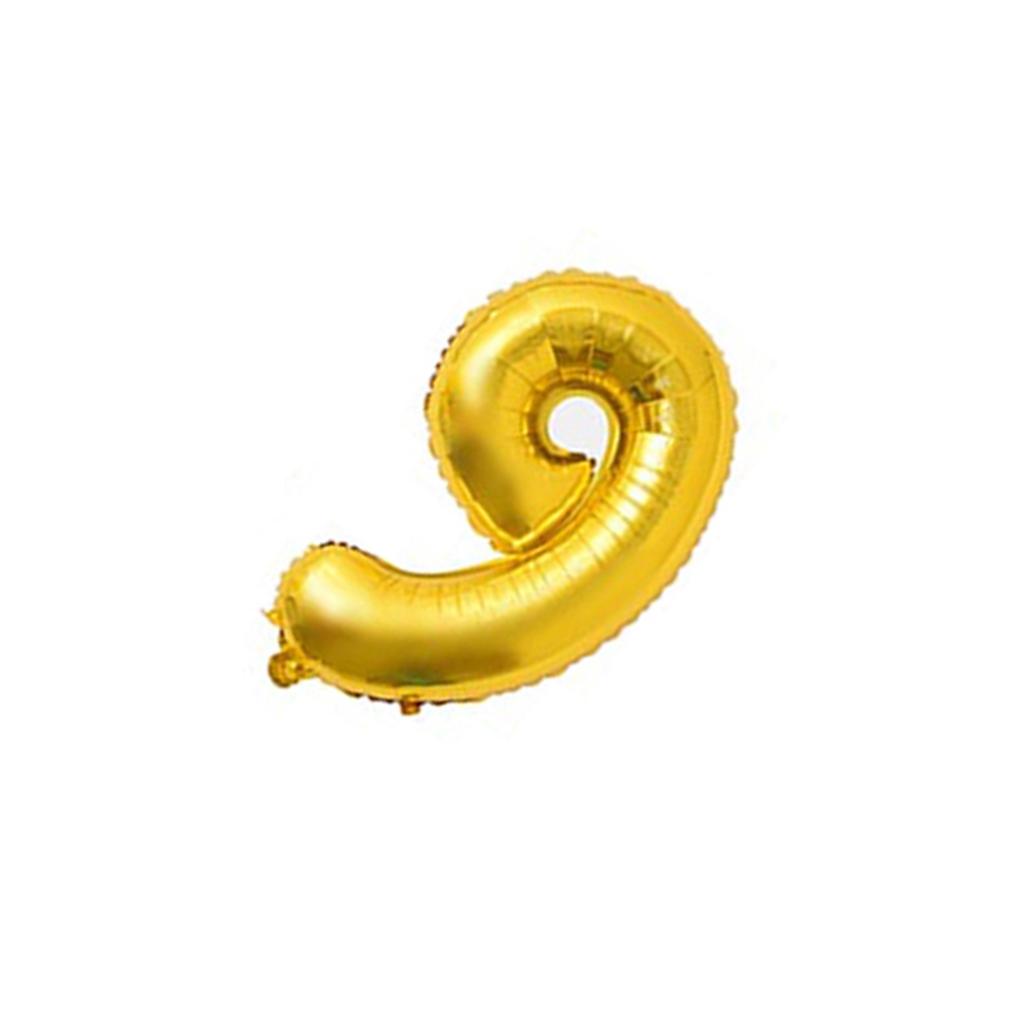 Party Balloon Aluminum Foil Number Balloon Wedding Birthday Party 16-inch Decoration