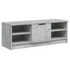 TV Cabinet Concrete Grey 102 x 35.5 x 36.5 cm Particleboard
