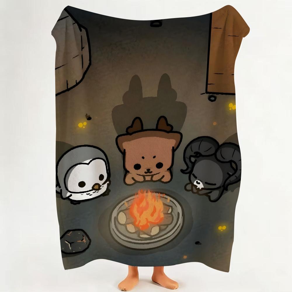 

Game 99 N Nghts in T The Forest Flannel Blanket Suitable for Sofa Living Room Bedroom 75cmx90cm
