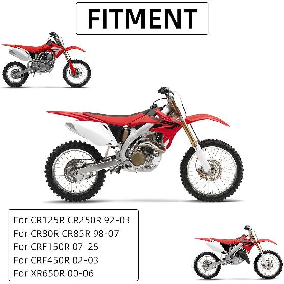 Dirt Bike Foldable Clutch Brake Levers,CNC Clutch Lever Breakaway Levers for CRF150R 07-25/CR80R CR85R 98-07/XR650R 00-06/CR125R CR250R 92-03 Red