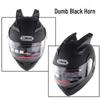 Unique Bull Horns Full-Face Motorcycle Racing Helmet - Fashionable and Personalized