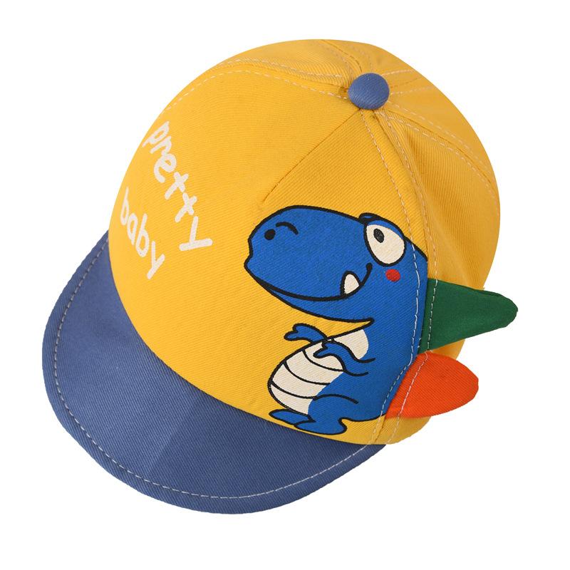 Gorros Para Bebé Søt Dinosaur Baby Bøttehatt Sommer Nyfødt Baseball Cap Utendørs Strand Barn Baby Gutt Jente Tegneserie solhatter