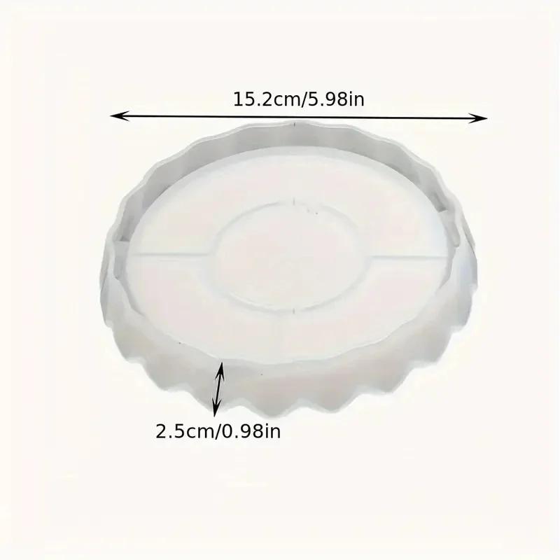 2026New Silicone Jewelry Tray Resin Molds round Shaped Dish Molds for Epoxy Resin Casting Jewelry Crafting Accessories