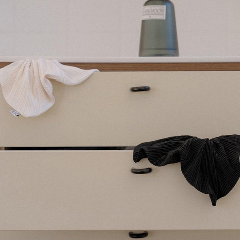 HAS HLD020 Pleated Square Scrunchie