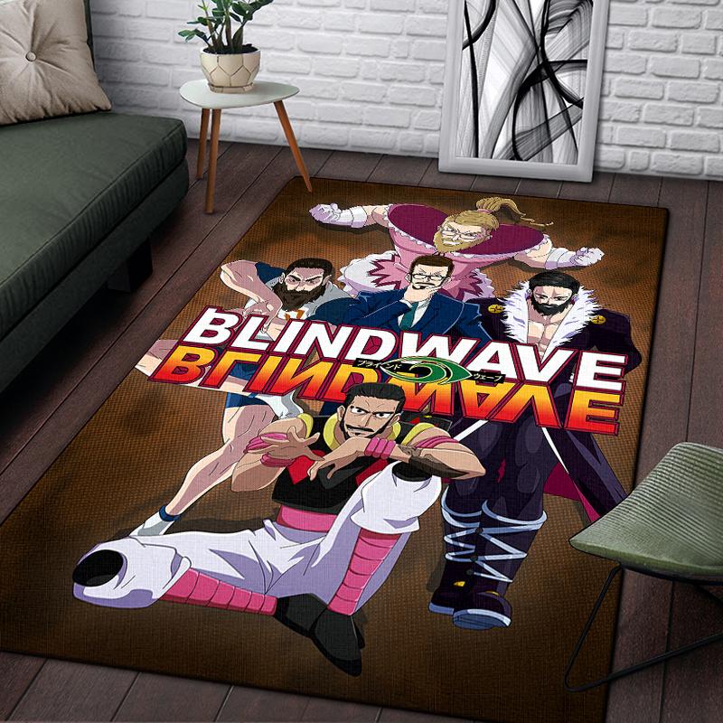 Hunter X Hunter Carpet for Living Room,Soft Flannel Rug for Bedroom ,Anti-Slip  BATHROOM Mat,  Baby Play Mat, Kitchen Mat