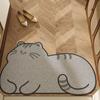 Door Anti-fouling Mat Cute Cartoon Pet Silk Ring Can Be Cut Door Anti-fouling Mat Porch Scraping Mud Dust